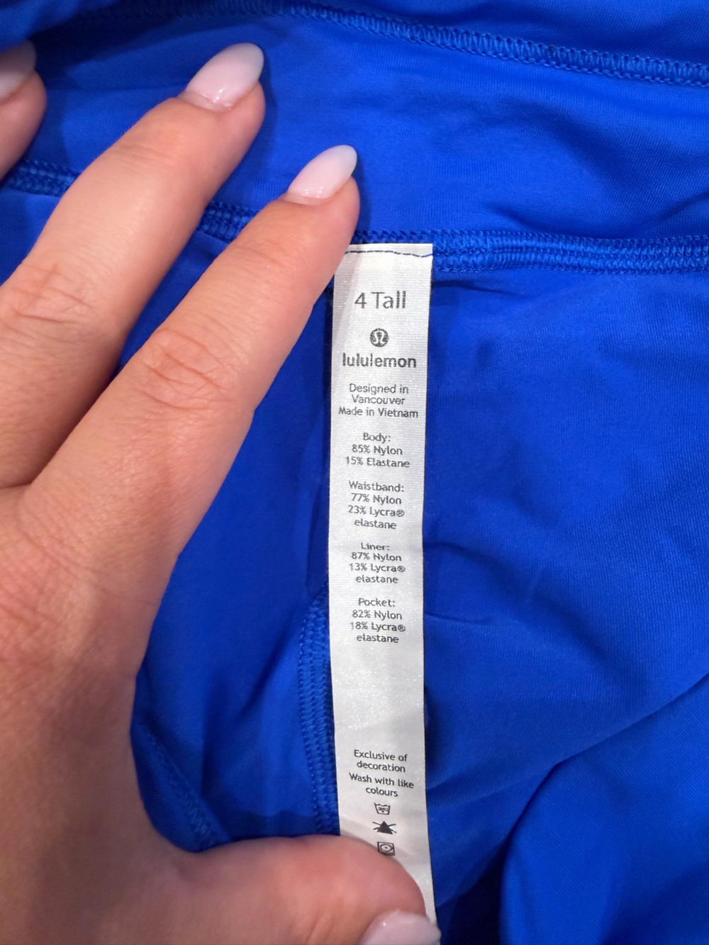 lululemon athletica Cobalt Blue Athletic Skort - Picture 4 of 4